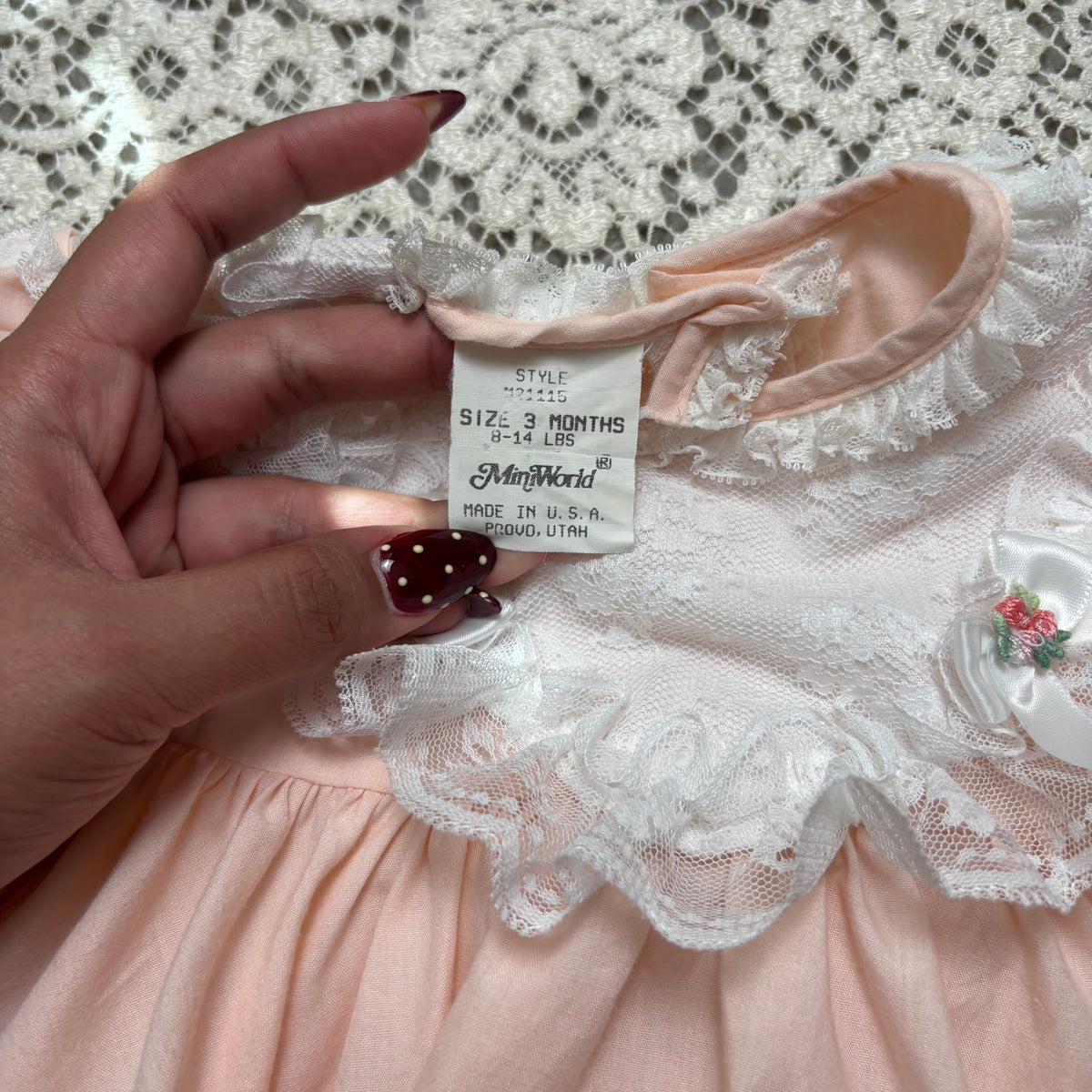 Vintage Miniworld - 3/6 months