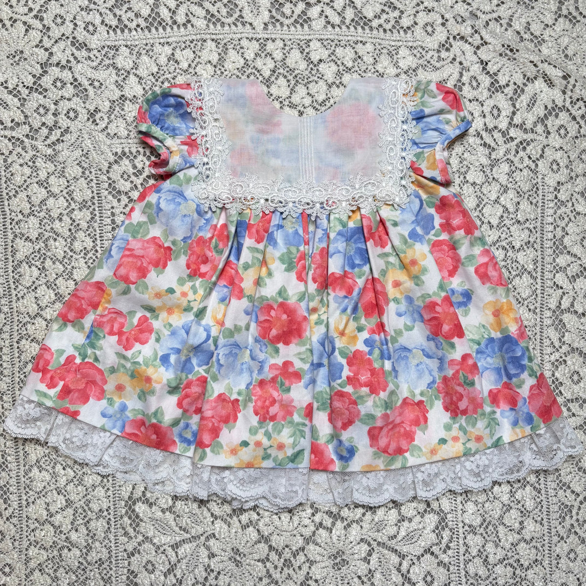 Vintage Dess with Matching Bloomer - 9 months