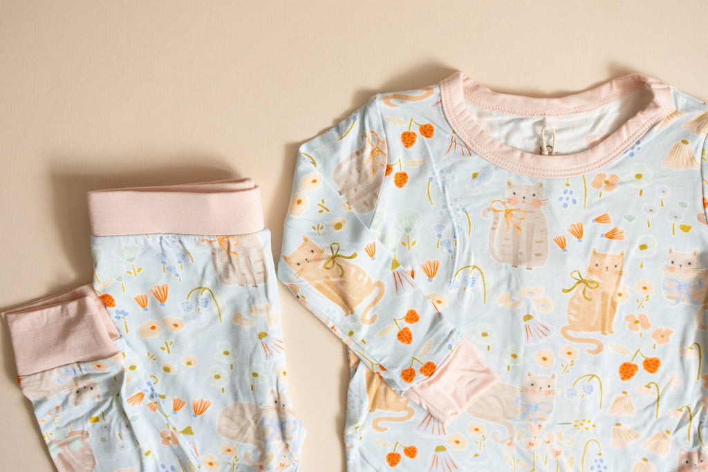 Kitty Meadow Bamboo Two Piece