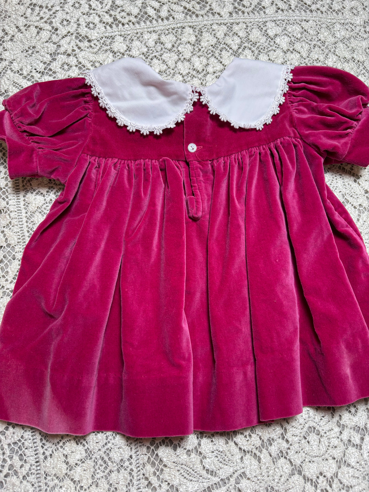 Vintage Velour Dress - 18 months