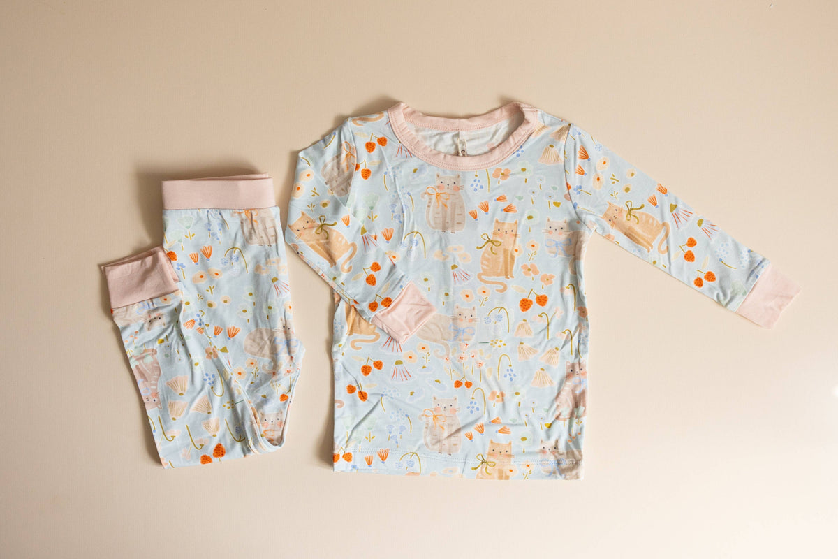 Kitty Meadow Bamboo Two Piece